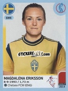 Cromo Magdalena Eriksson - UEFA Women's Euro England 2022 - Panini