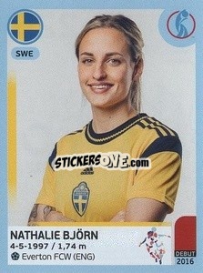Sticker Nathalie Björn - UEFA Women's Euro England 2022 n. 225 - Panini