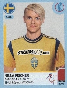 Figurina Nilla Fischer - UEFA Women's Euro England 2022 - Panini