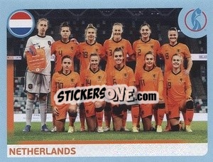Sticker Netherlands Team - UEFA Women's Euro England 2022 n. 23 - Panini