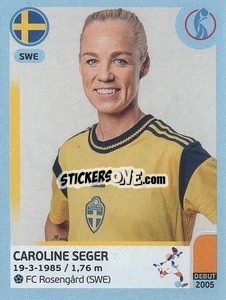 Sticker Caroline Seger - UEFA Women's Euro England 2022 n. 230 - Panini