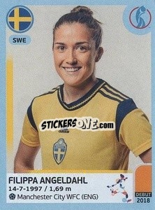 Cromo Filippa Angeldahl - UEFA Women's Euro England 2022 - Panini