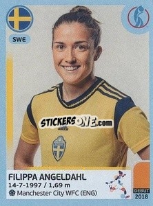 Sticker Filippa Angeldahl - UEFA Women's Euro England 2022 n. 231 - Panini