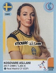 Sticker Kosovare Asllani - UEFA Women's Euro England 2022 n. 234 - Panini