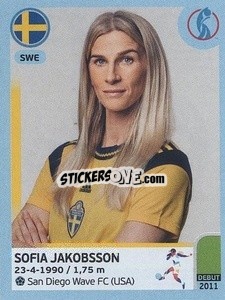 Cromo Sofia Jakobsson - UEFA Women's Euro England 2022 - Panini