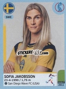 Sticker Sofia Jakobsson - UEFA Women's Euro England 2022 n. 235 - Panini