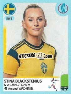 Cromo Stina Blackstenius - UEFA Women's Euro England 2022 - Panini