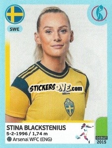 Sticker Stina Blackstenius - UEFA Women's Euro England 2022 n. 236 - Panini