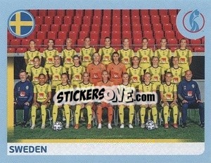 Figurina Sweden Team - UEFA Women's Euro England 2022 - Panini