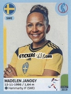 Sticker Madelen Janogy - UEFA Women's Euro England 2022 n. 240 - Panini