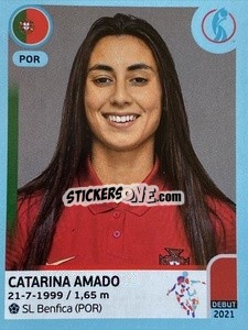 Sticker Catarina Amado - UEFA Women's Euro England 2022 n. 244 - Panini