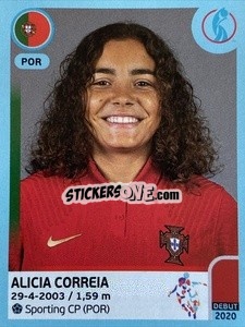 Figurina Alicia Correia - UEFA Women's Euro England 2022 - Panini