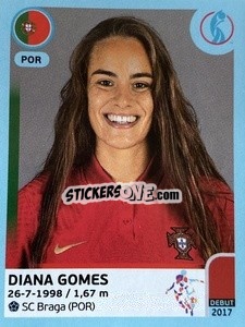 Sticker Diana Gomes - UEFA Women's Euro England 2022 n. 247 - Panini