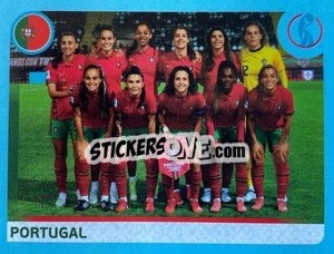 Figurina Portugal Team - UEFA Women's Euro England 2022 - Panini