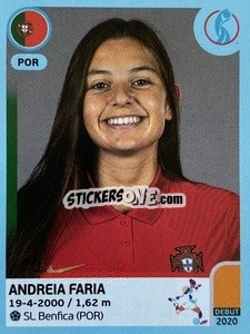 Cromo Andreia Faria - UEFA Women's Euro England 2022 - Panini