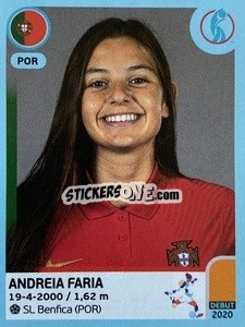 Figurina Andreia Faria - UEFA Women's Euro England 2022 n. 251 - Panini
