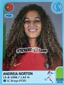 Sticker Andreia Norton - UEFA Women's Euro England 2022 n. 257 - Panini
