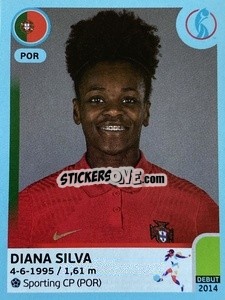 Sticker Diana Silva - UEFA Women's Euro England 2022 n. 260 - Panini