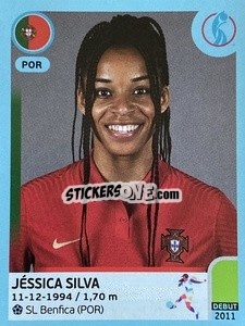 Cromo Jéssica Silva - UEFA Women's Euro England 2022 n. 261 - Panini