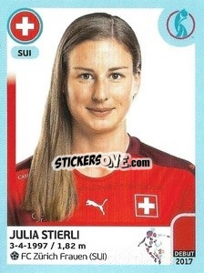 Figurina Julia Stierli - UEFA Women's Euro England 2022 - Panini