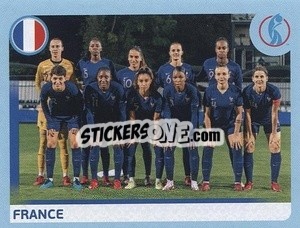 Figurina France Team - UEFA Women's Euro England 2022 - Panini