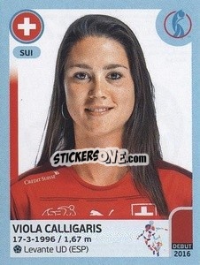 Sticker Viola Calligaris - UEFA Women's Euro England 2022 - Panini