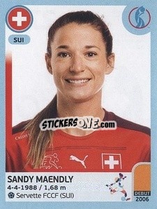 Sticker Sandy Maendly - UEFA Women's Euro England 2022 - Panini