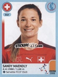 Sticker Sandy Maendly - UEFA Women's Euro England 2022 n. 274 - Panini