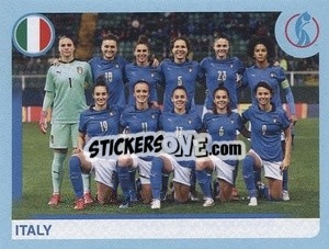 Sticker Italy Team - UEFA Women's Euro England 2022 - Panini