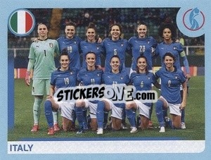 Sticker Italy Team - UEFA Women's Euro England 2022 n. 28 - Panini
