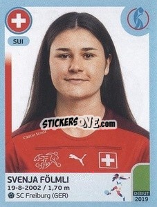 Sticker Svenja Fölmli - UEFA Women's Euro England 2022 n. 280 - Panini