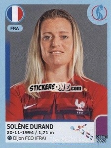 Figurina Solène Durand - UEFA Women's Euro England 2022 - Panini