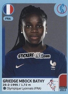 Figurina Griedge Mbock Bathy - UEFA Women's Euro England 2022 - Panini