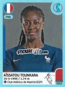 Cromo Aïssatou Tounkara - UEFA Women's Euro England 2022 - Panini