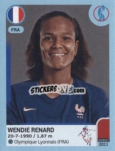 Sticker Wendie Renard - UEFA Women's Euro England 2022 - Panini