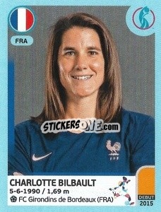 Sticker Charlotte Bilbault - UEFA Women's Euro England 2022 n. 292 - Panini
