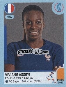 Sticker Viviane Asseyi - UEFA Women's Euro England 2022 n. 295 - Panini