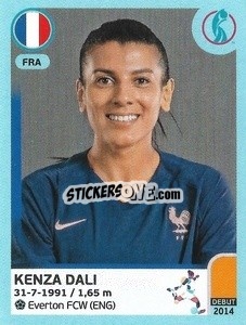 Sticker Kenza Dali - UEFA Women's Euro England 2022 n. 296 - Panini