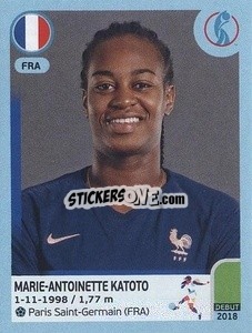 Figurina Marie-Antoinette Katoto - UEFA Women's Euro England 2022 - Panini