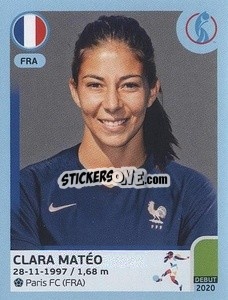 Sticker Clara Matéo - UEFA Women's Euro England 2022 n. 299 - Panini