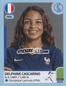 Cromo Delphine Cascarino - UEFA Women's Euro England 2022 - Panini