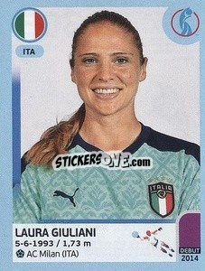 Cromo Laura Giuliani - UEFA Women's Euro England 2022 n. 305 - Panini