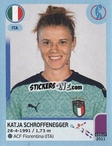 Figurina Katja Schroffenegger - UEFA Women's Euro England 2022 n. 306 - Panini