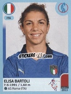 Sticker Elisa Bartoli - UEFA Women's Euro England 2022 n. 307 - Panini
