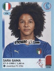 Figurina Sara Gama - UEFA Women's Euro England 2022 - Panini