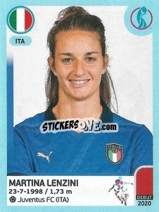 Figurina Martina Lenzini - UEFA Women's Euro England 2022 - Panini