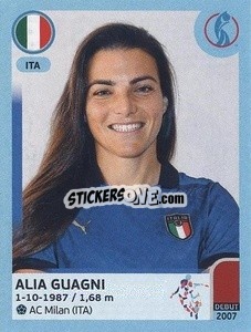 Sticker Alia Guagni - UEFA Women's Euro England 2022 n. 313 - Panini