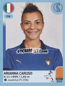 Figurina Arianna Caruso - UEFA Women's Euro England 2022 - Panini