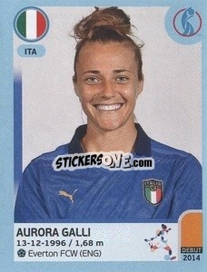 Cromo Aurora Galli - UEFA Women's Euro England 2022 - Panini