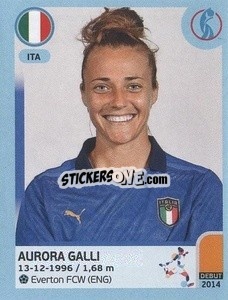 Sticker Aurora Galli - UEFA Women's Euro England 2022 n. 316 - Panini